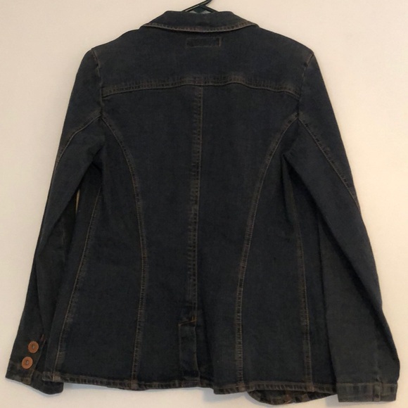 Rare 90’s / Y2K Levi Denim Blazer Jacket - Picture 7 of 7
